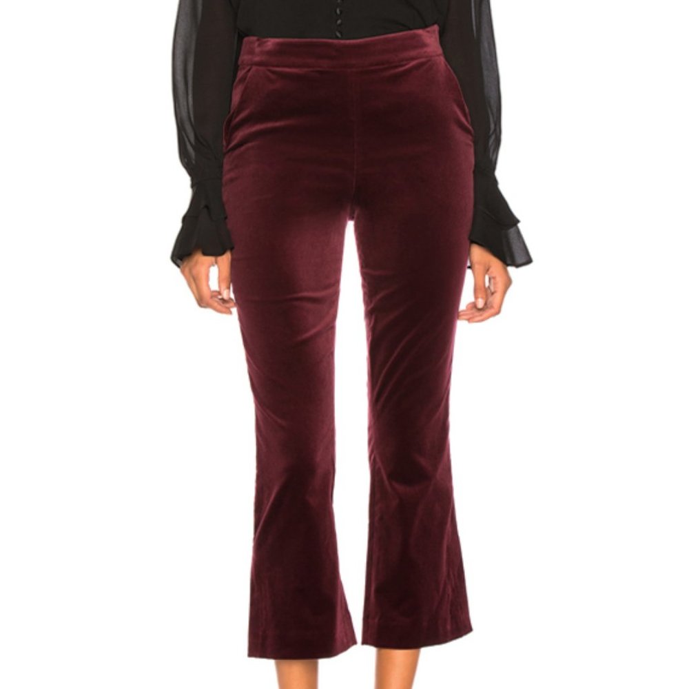 FRAME Velour Slit Pants